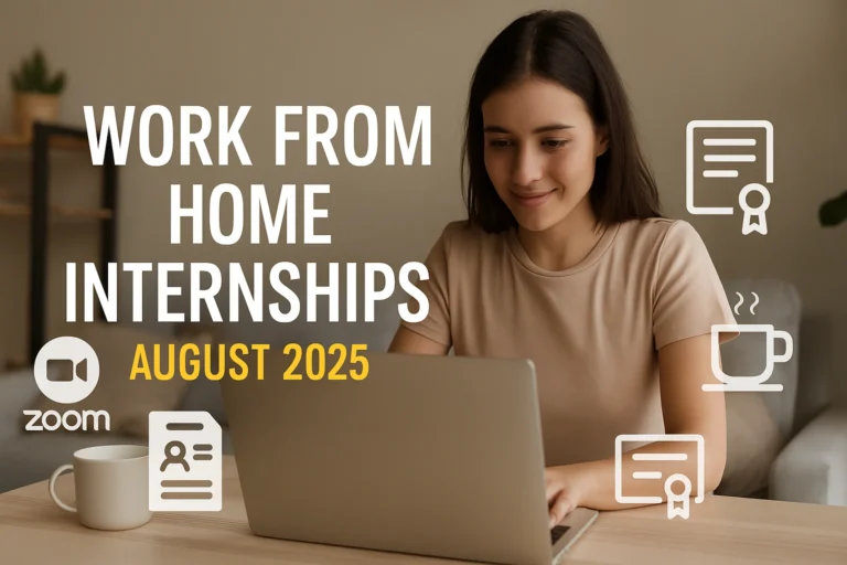 Work From Home Internships 2025