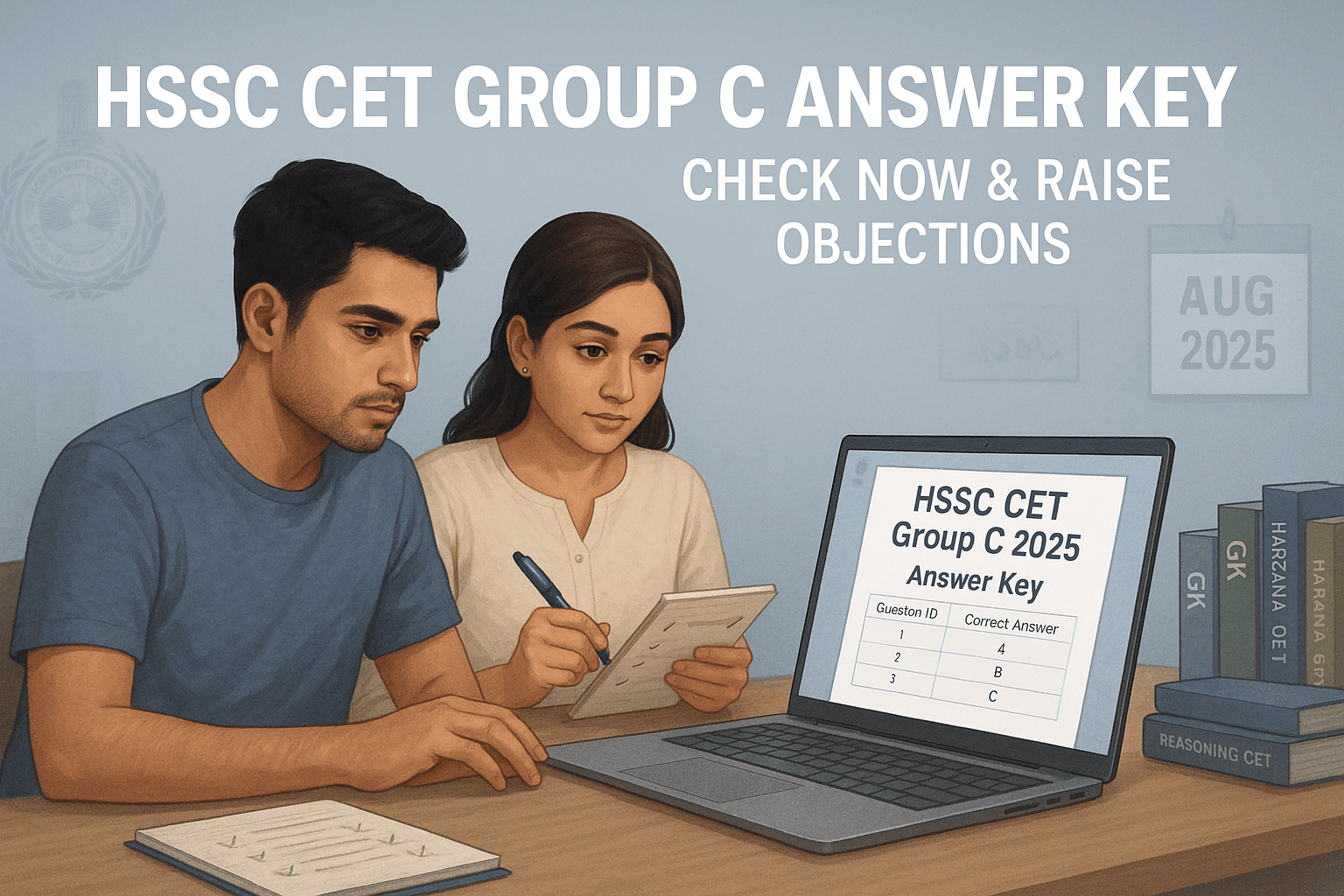 HSSC CET Group C Answer Key 2025