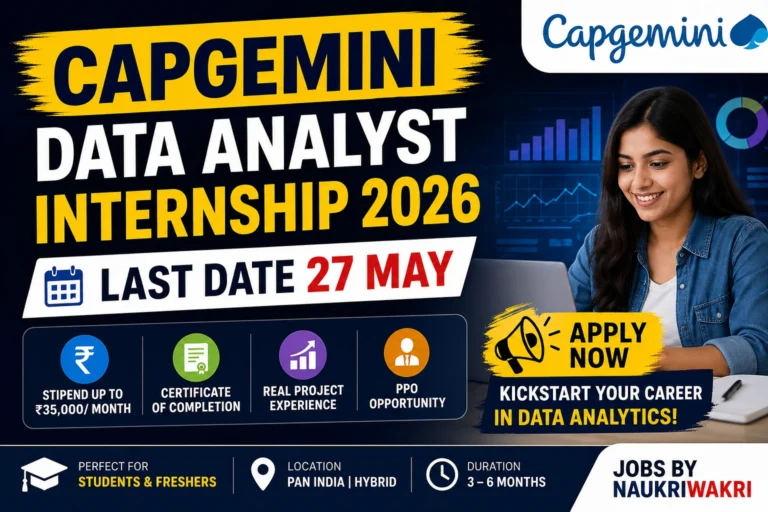 Capgemini Data Analyst Internship