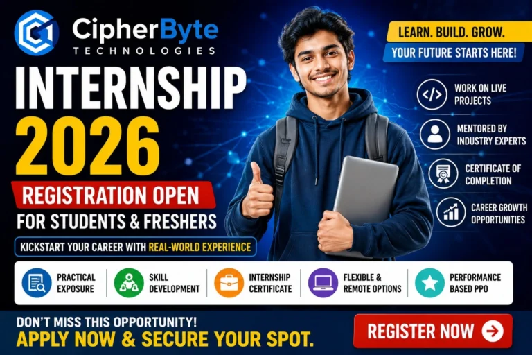 CipherByte Technologies Internship