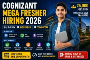 Cognizant Mega Fresher Hiring