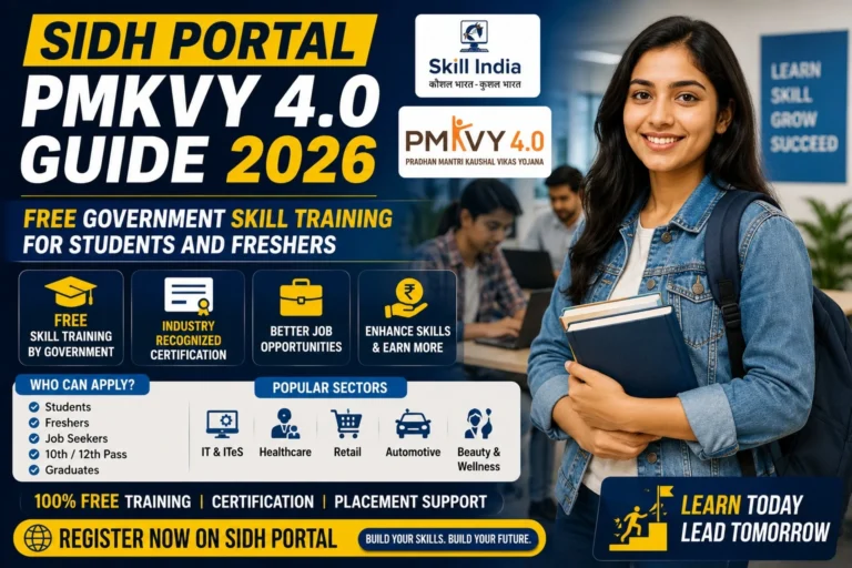 SIDH Portal PMKVY