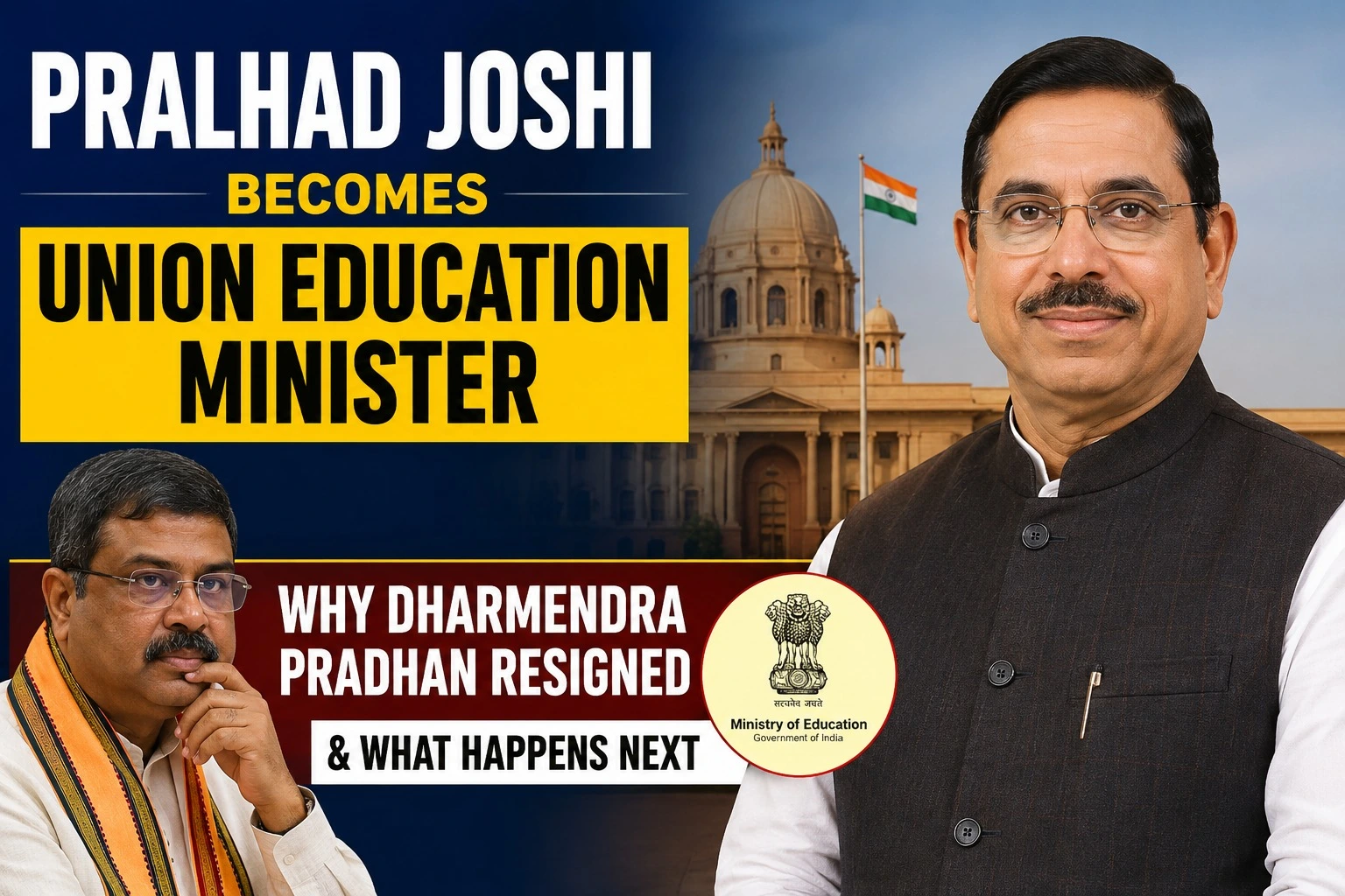 Pralhad Joshi Becomes Union Education Minister