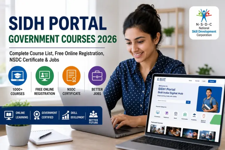 SIDH Portal Government Courses