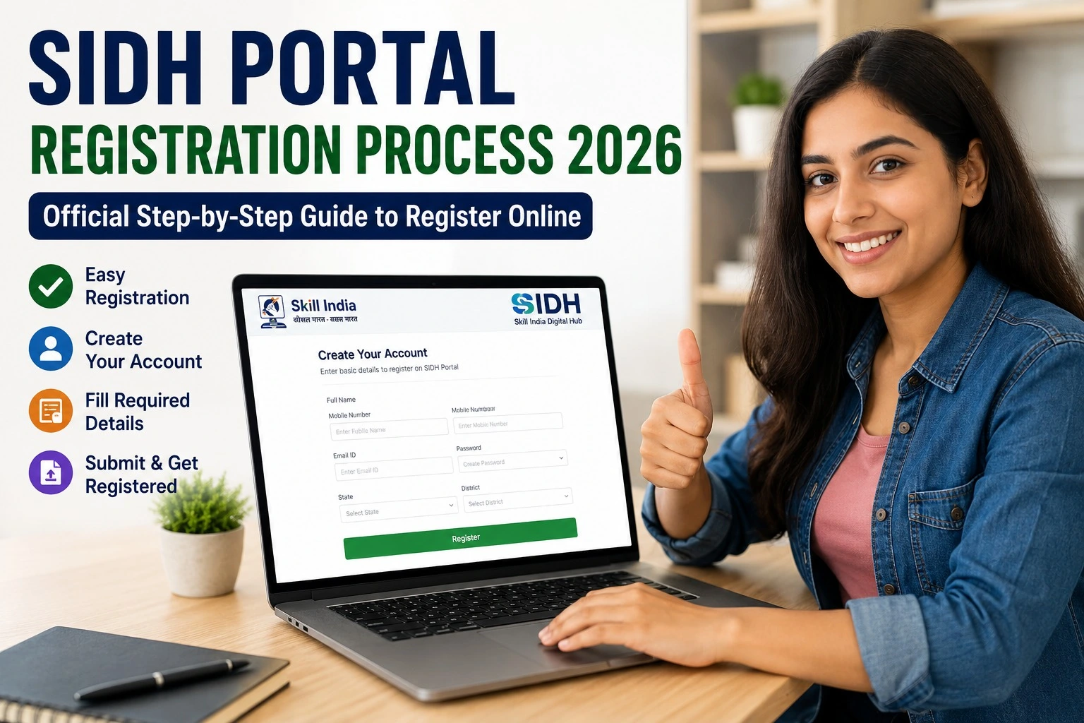 SIDH Portal Registration Process