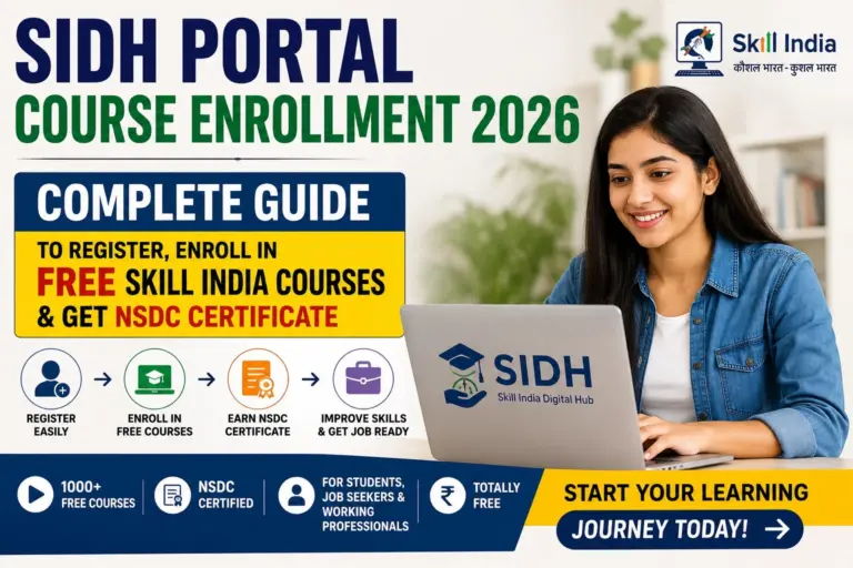 SIDH Portal Course Enrollment
