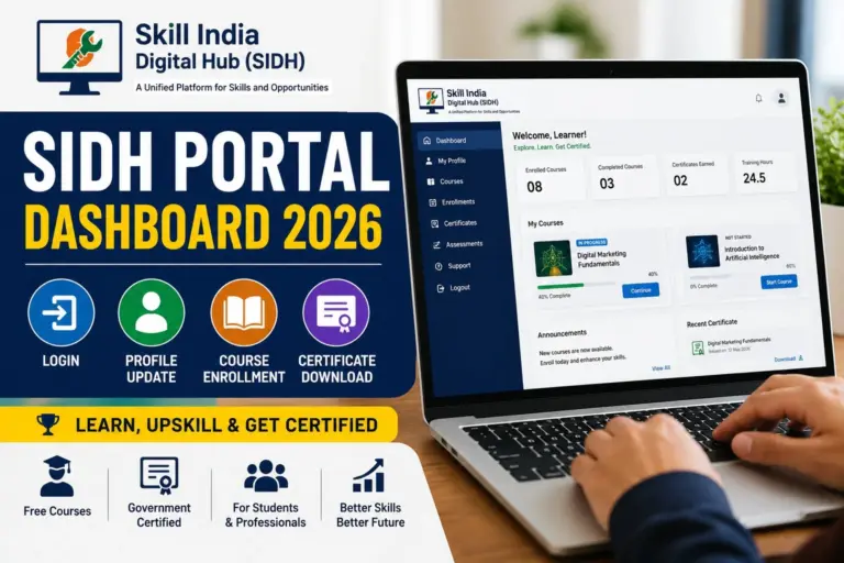 SIDH Portal Dashboard