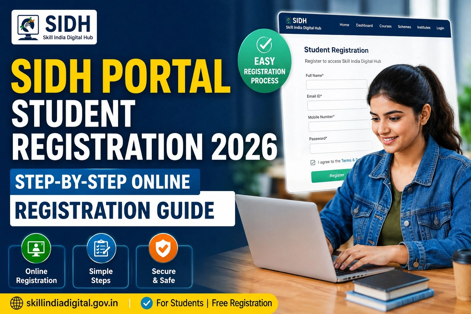 SIDH Portal Student Registration