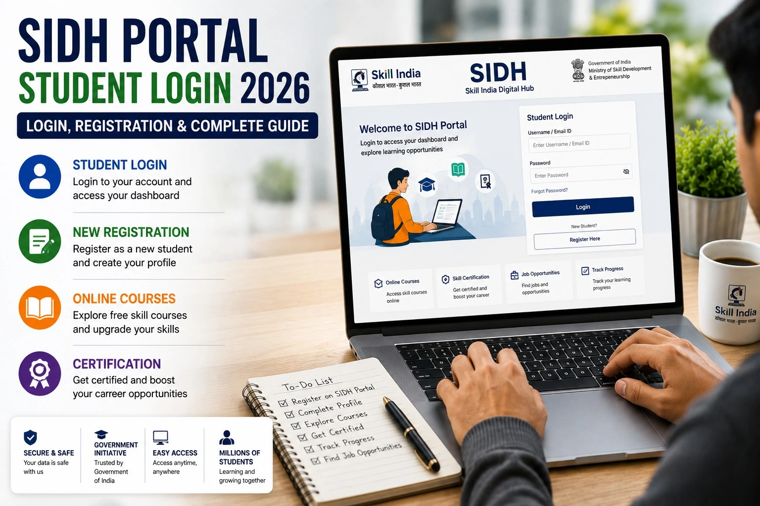 SIDH Portal Student Login