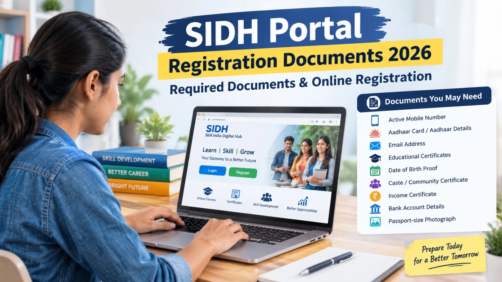 SIDH Portal Registration Documents