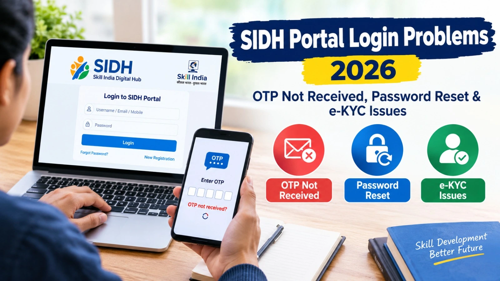SIDH Portal Login Problems