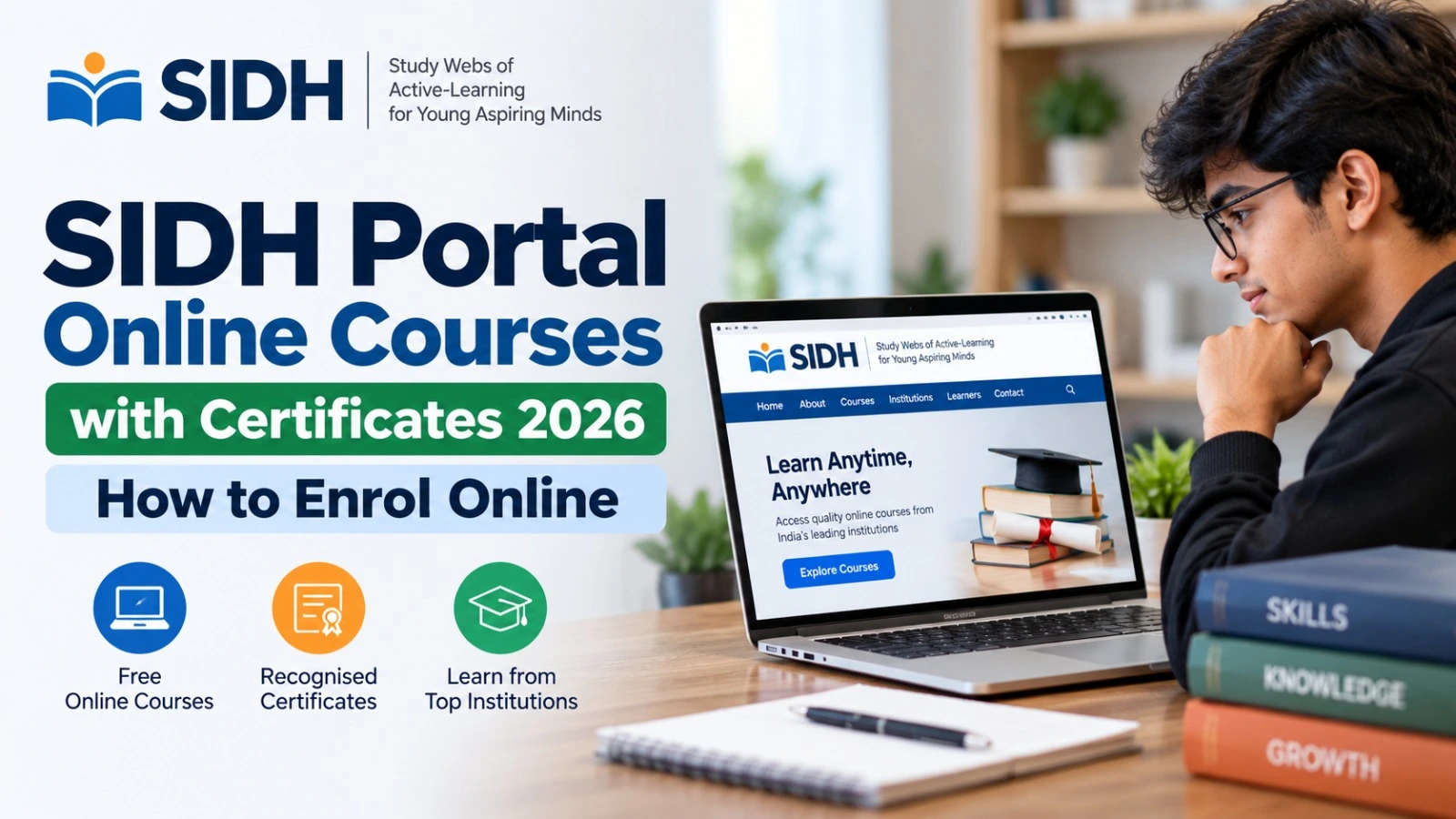 SIDH Portal Online Courses with Certificates