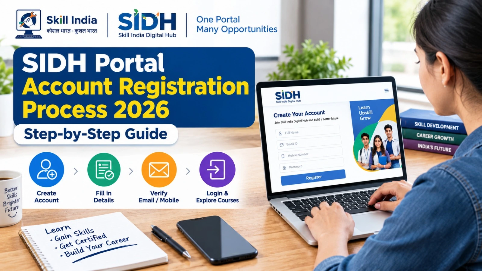 SIDH Portal Account Registration Process